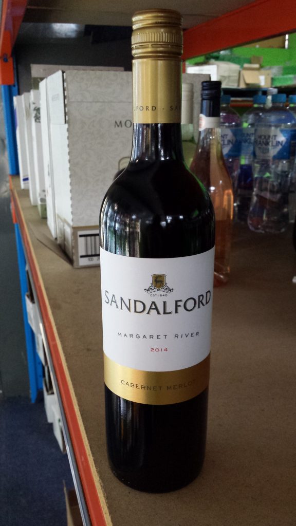 sandalford-margaret-river-cabernet-merlot-front-wine-bottle